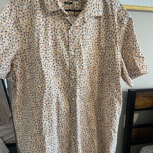 Men's Floral Short Sleeve Shirt
